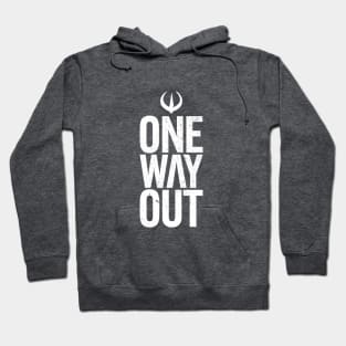 One Way Out Andor White Hoodie